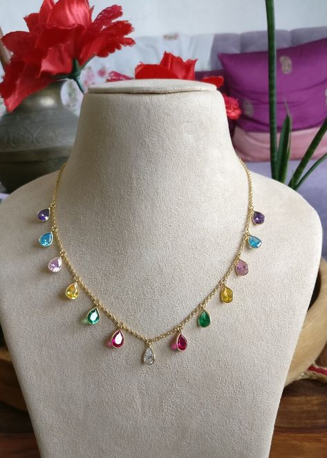 Pendents Gold, Necklace 2023, Semi Precious Stone Jewelry, Gold Pendent, Chain Necklace Silver, Semiprecious Stone Jewelry, Stones Necklace, Gold Jewelry Stores, Indian Jewellery Design Earrings