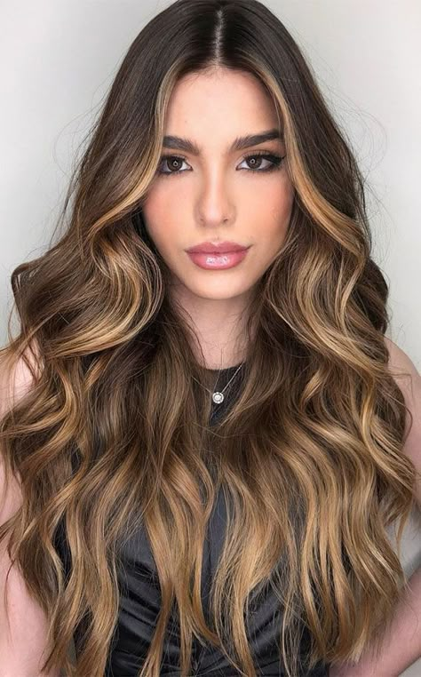 Hair Highlights Caramel, Money Piece Hair, Cute Money, Highlights Caramel, For Brunettes Highlights, Brunettes Highlights, Summer Hair Highlights For Brunettes, Summer Hair Highlights, Highlights For Brunettes