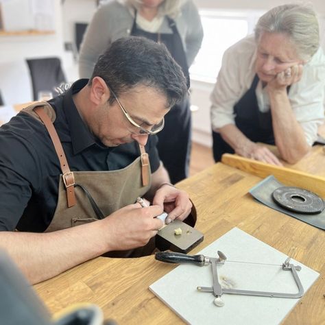 Our upcoming workshop classes are fully booked, but don't worry about missing out! We are now offering private party and corporate bookings ✨ Join us in our professional workshop in a group of up to six people and have a go at designing and making your own piece of silver jewellery to take home with you. Enjoy complimentary drinks and expert tuition under the guidance of Jo and Rosie. The class will be followed by lunch in the workshop studio. You can learn more by clicking the link in our ... Jewellery Workshop, Workshop Studio, Fully Booked, Jewelry Workshop, Private Party, The Class, Silver Jewellery, A Group, Don't Worry