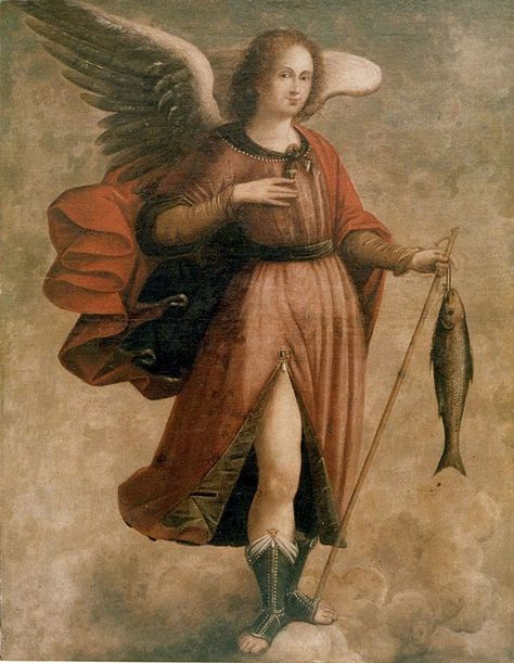 Raphael Paintings, Arch Angels, St Raphael Archangel, Savage Garden, St Raphael, Archangel Raphael, Angel Painting, San Rafael, Rococo