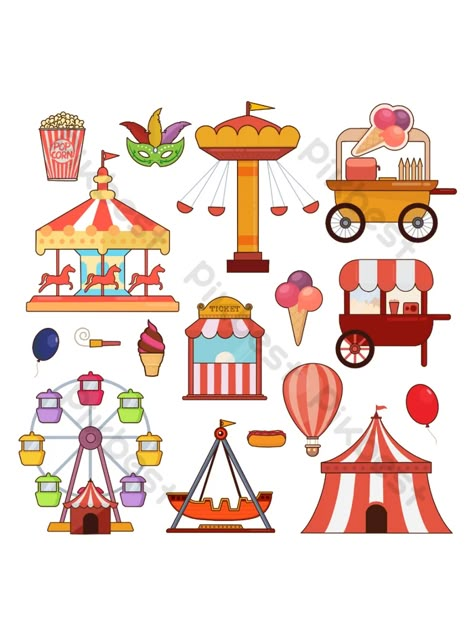 Amusement Park Doodle, Amusement Park Icon, Amusement Park Drawing, Amusement Park Cartoon, Amusement Park Illustration, Amusement Park Art, Cartoon Png Images, Amusement Park Aesthetic, Robot Decorations