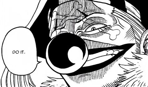 Buggy One Piece Buggy Manga, Buggy The Clown Manga, Buggy Manga, Buggy Icon, Captain Buggy, Buggy One Piece, Buggy The Clown, Black And White One Piece, Manga Tattoo