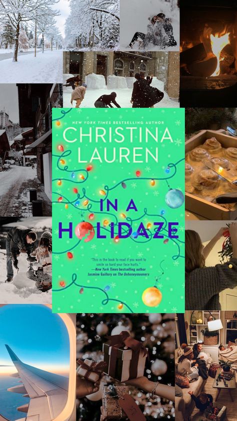 In A Holidaze Christina Lauren, In A Holidaze Book Aesthetic, In A Holidaze Aesthetic, In A Holidaze Book, In A Holidaze, Christina Lauren Books, Lauren Aesthetic, Book Mood, Christina Lauren