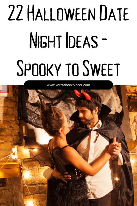 22 Halloween date night ideas! Spooky and sweet Halloween weekend date ideas! Weekend Date Ideas, Halloween Date Night Ideas, Halloween Date Ideas, Halloween Karaoke, Halloween Date Night, Halloween Dance Party, Mummy Hot Dogs, Escape Room Challenge, Halloween Date