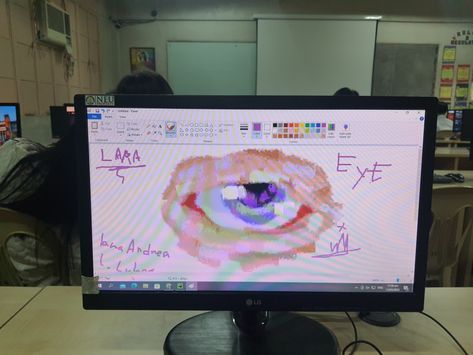 Ms Paint Tutorial, Paint 3d Microsoft Ideas, Ms Paint Drawings, Ms Paint Art, Draw An Eye, Microsoft Paint, Computer Class, Ms Paint, Eye Painting