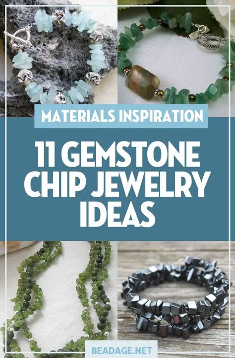 Gemstone Chip Jewelry, Diy Jewelry Making Ideas, Gem Meanings, Chips Ideas, Gemstone Chips Jewelry, Chip Bead Jewelry, Chip Jewelry, Diy Gemstone Jewelry, Jewelry Making Ideas