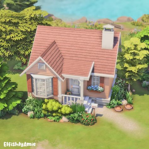 #EAPartner | BaseGame Starter Home 🏡 Hey everyone! It’s been awhile! Yikes I was sick for all of March 🤧 But I am feeling much better. For todays build I created a base game starter home for a single sim, weirdly enough this is my first time making a starter home too lol 😆 👉Speed build is up on my YouTube, Link in bio Build Details: 🏡 20x15 💰$17,647 🛏️ 1 Bedroom 🚽 1 Bathroom ✅ No CC 🌸 Gallery Id: elfishlyamie 👀 Disclaimer: Thank you to the EA Creator Network, I do receive free codes and... Sims 4 Starter Home, Sims 4 Loft, Sims Houses, Sims Building, Starter Home, Sims 4 Build, Youtube Link, Sims House, The Sims