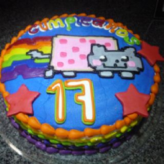 Interior Creative, Food Baking, Cute Baking, Nyan Cat, Gaming Video, Smosh, Pretty Birthday Cakes, Cute Birthday Cakes, Just Cakes