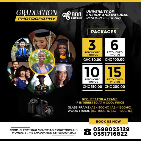 Graduation Flyers available Photography Fliers, Graduation Flyer Design, Photoshoot Flyer, Convocation Photography, Female Portrait Poses, Studio Backdrops Backgrounds, Graduation Poster, Photography Studio Background, University Graduation