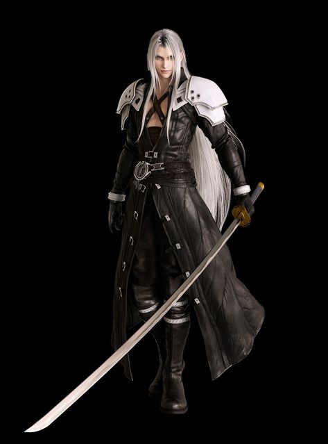 Rebirth Art, Sephiroth Cosplay, Sephiroth Art, Final Fantasy Sephiroth, Final Fantasy Art, Fantasy Aesthetic, Final Fantasy Vii, Video Game Characters, Naruto Art