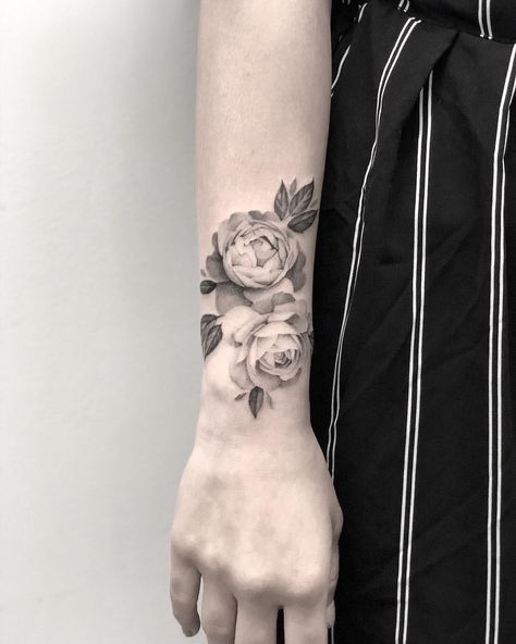 Sleeve Wrist Tattoos, Rose Tattoo Forearm, See Tattoo, Flower Wrist Tattoos, Tattoo Forearm, Skeleton Hand Tattoos, Forearm Sleeve Tattoos, Forearm Sleeve, Roses Tattoo