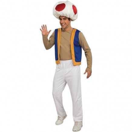 Cosplays: Disfraz de Seta Mario Bros Super Mario Bros Costumes, Mario Brothers Costumes, Mario Bros Costume, Mushroom Outfit, Toad Costume, Luigi Costume, Mushroom Costume, Mario Y Luigi, Mario Costume