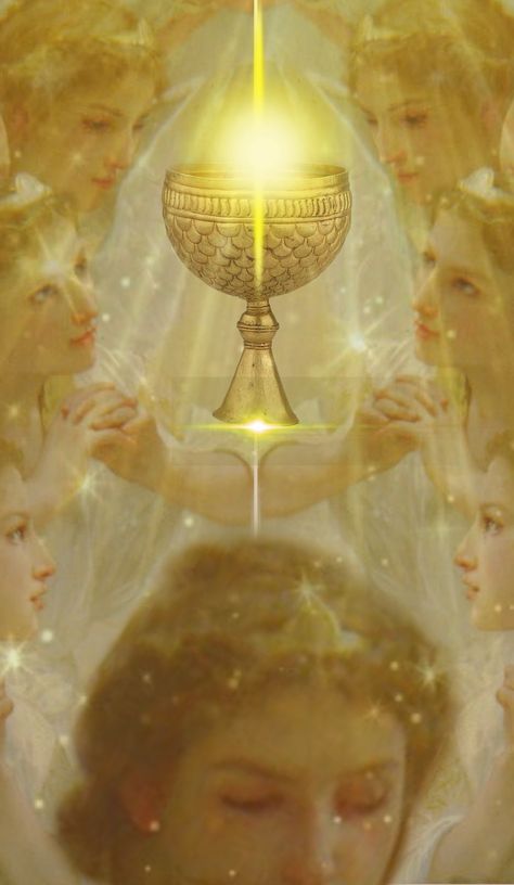 ✨The Golden Chalice✨ Golden Chalice, Blood Of Christ, Edison Light Bulbs, Astrology, Witch, Cool Art, Art