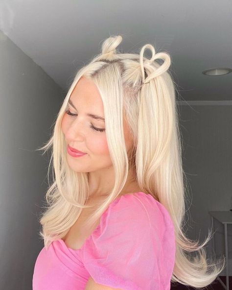 valentines day hairstyles ideas Valentines Hairstyles, Ideas Haircut, Heart Braid, Valentine Hair, Hairstyles Design, Luscious Hair, Braids Hair, Heart Hair, Haircut Hairstyle