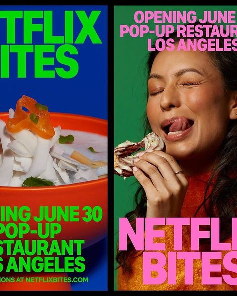 @newstudiostudio identity work we did for @netflixbites pop up restaurant. Team 🖤: Celeste Li - Client, Project Management… | Instagram Bday Poster, Production Assistant, Pizza Branding, Food Film, Logo Branding Design, Pop Up Restaurant, Graphic Design Business Card, Brand Pop, Food Poster Design