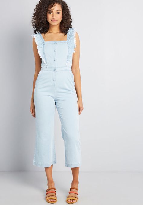 Dakota Style, Retro Inspired Fashion, Form Fitting Clothes, Geeky Fashion, Chambray Jumpsuit, Clothing Staples, Bo Peep, Geek Fashion, Casual Cosplay