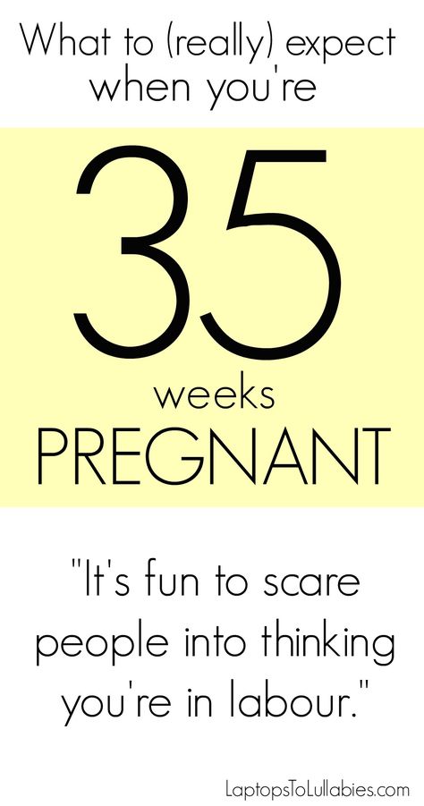 What to REALLY expect when you're 35 weeks pregnant. #pregnancy #week36 3 Weeks Pregnant, Stages Of Baby Development, 35 Weeks Pregnant, 34 Weeks Pregnant, Third Trimester Pregnancy, Pregnancy Week, Emily Ratajkowski Style, Amniotic Fluid, Pregnant Baby