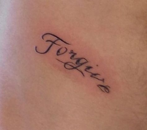 Forgive Tattoo, Bieber Tattoos, Bang Bang Tattoo, Forgiveness Tattoo, Justin Bieber Tattoos, Tattoo Collection, Dainty Tattoos, Get A Tattoo, Bang Bang