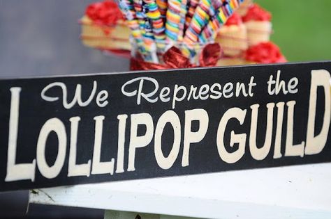 I need to make this sign for the NCA office! "We represent the Lollipop Guild" Wizard Of Oz Cast, Kids Birthday Party Themes, Wizard Of Oz Party, Wizard Of Oz Decor, Vintage Wizard Of Oz, Wizard Of Oz Characters, Vintage Wizard, Oz Movie, Land Of Oz