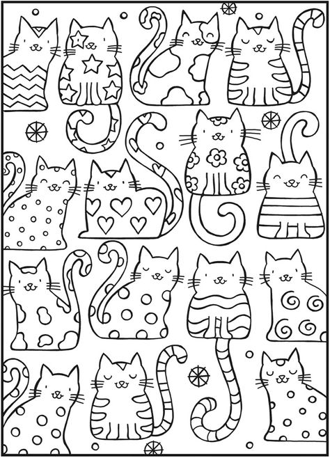 Click here for the cat sample coloring page! Grown Up Coloring Pages, Up Coloring Pages, Stone Drawing, A Coloring Page, Cat Coloring Book, Cat Coloring Page, Scrapbooking Photo, Cool Coloring Pages, Coloring Book Art