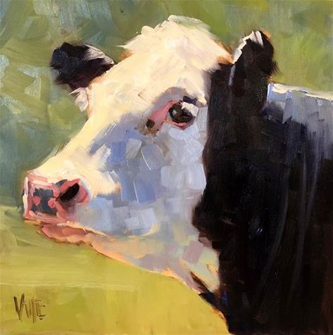 Farm Animal Paintings, Animal Portraits Art, Cow Painting, Art Animals, Cow Art, Gcse Art, Daily Painting, Fish Painting, Daily Paintworks