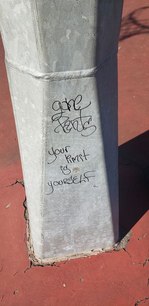 your limit is yourself gonepants.com #graffiti #tag #art #streetart #sharpie # Sharpie Graffiti, Graffiti Tags, Graffiti Tagging, Graffiti Drawing, Tag Art, Street Art, Graffiti, Vase, Tags