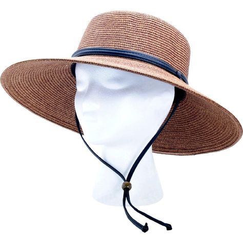 Sloggers - Women's  Wide Brim Braided Sun Hat with Wind Lanyard - Rated UPF 50+  Maximum Sun Protection           ($17.77) Gardening Hat, Summer Hats For Women, Wide Brim Sun Hat, Outdoor Hats, Sun Hats For Women, Quality Hats, Cool Hats, Wide Brimmed Hats, Hat Band