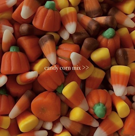 and my cavities Candy Corn Aesthetic, Corn Aesthetic, Pumpkin Candy Corn, Pumpkin Chai, Fall Mood Board, Fall Foods, Fall Mood, When They Cry, Pumpkin Candy