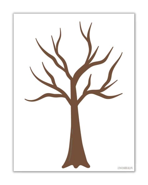 FREE Printable Trees Without Leaves Template - 19 Pages Fall Leaves Template Free Printable, Thankful Tree Printable, Printable Trees, Tree Printable Free, Leaves Template Free Printable, Leaves Template, Fall Leaf Template, Printable Tree, Classroom Tree