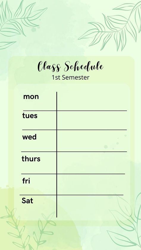 Class Schedule Template Wallpaper Phone, Class Schedule Template Wallpaper, Class Schedule Template Lockscreen, Class Schedule Template Aesthetic, Schedule Wallpaper, Timetable Design, Study Planner Printable Free, School Labels Printables, Template Study