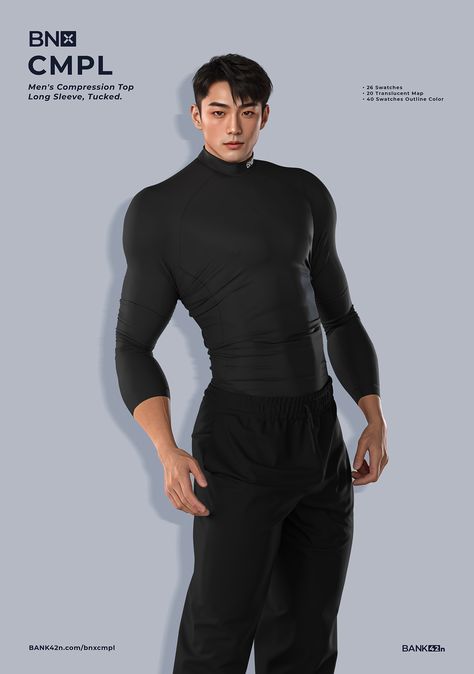 BNX CMPL | BANK42n The Sims 4 Custom Content, Compression Shirt Men, Sims 4 Male Clothes, Compression Top, Sims 4 Body Mods, Sims 4 Cc Skin, Sims 4 Expansions, Sims 4 Dresses, Body Outfit