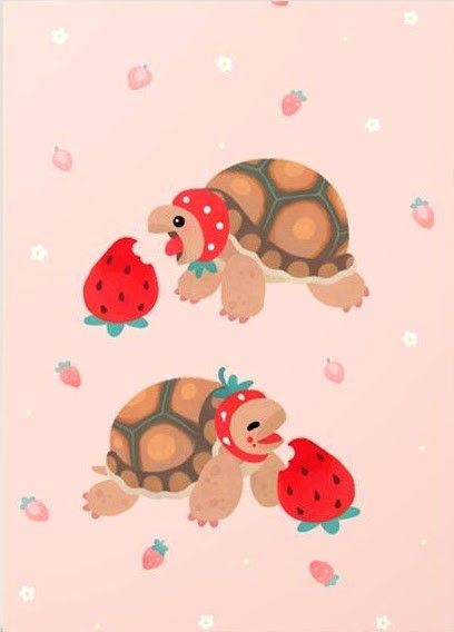 Birthday Art Ideas, Sticker Pictures, Tortoise Drawing, Cute Kawaii Art, Kawaii Turtle, Cute Tortoise, Amazing Spiderman Movie, Cute Food Drawings, Stuff To Draw