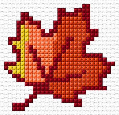 Maple Leaf|31|3631|x-stitch|10 Free Patterns Online Fall Leaves Cross Stitch Patterns, Maple Leaf Cross Stitch Pattern, Small Fall Cross Stitch Patterns Free, Mini Cross Stitch Patterns Miniatures, Crosstich Patterns Free, Maple Leaf Cross Stitch, Cross Stitch Patterns Easy, Tattoos Outdoors, Cross Stitch Calculator