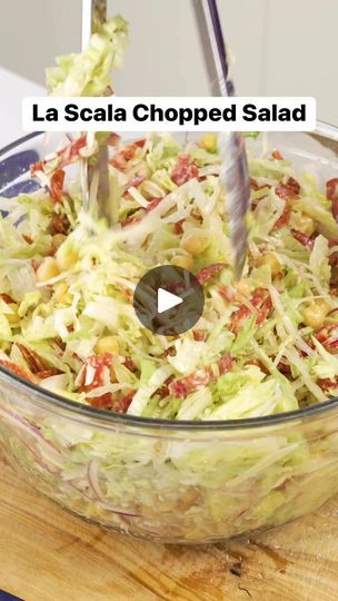 174K views · 2.5K reactions | This viral La Scala Chopped Salad was made famous by none other than the Kardashians, so you know I needed to give it a try. All of the great flavours from an Italian cold cut but in a salad format. The best part is how customizable it is; grab what you love, give it a quick chop, and enjoy! | Andy’s East Coast Kitchen | Art James · Peaches Scala Chopped Salad, East Coast Kitchen, Cold Cut, Chopped Salad Recipes, Whole Food Diet, Plant Based Nutrition, Mediterranean Cuisine, The Kardashians, Chopped Salad