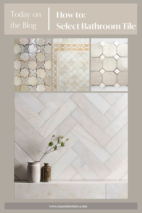 Neutral Bathroom Tile, Classic Bathroom Tile, Master Shower Tile, Bathroom Tiles Combination, Stone Tile Bathroom, Master Bath Tile, Colorful Bathroom Tile, Tile Backsplash Bathroom, Master Bath Shower