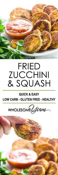 Easy Fried Zucchini, Fried Zucchini Recipe, Zucchini Pommes, Fried Squash, Zucchini And Squash, Fried Zucchini, Recipe Low Carb, Zucchini Recipe, Squash Recipe