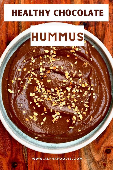 Chocolate Hummus (Dessert Hummus) Dark Chocolate Hummus, Homemade Milk Chocolate, Chocolate Hummus, Fruit Plus, Dessert Hummus, Vegan Dip, Eating Better, Hummus Recipe, Dessert Dishes