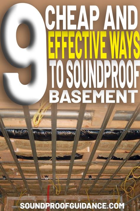 soundproof basement Soundproof Basement Ceiling, Sound Proofing Ceiling, Soundproof Room Diy, Sound Proofing A Room, Soundproofing Diy, Home Studio Design, Studio Soundproofing, Basement Insulation, Soundproofing Material