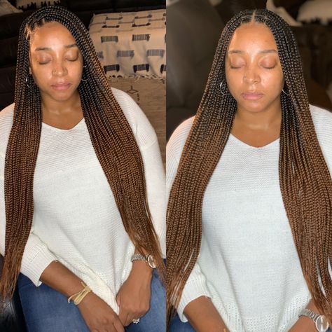 Usually 6/7 bundles is needed for box braids / knotless braids depending on length and thickness. Length: 24 inches Single Braids Hairstyles, Box Braids Knotless, Ombre Braids, Ombre Box Braids, Braids Knotless, Big Box Braids Hairstyles, Cute Box Braids, Cute Braided Hairstyles, Cute Box Braids Hairstyles