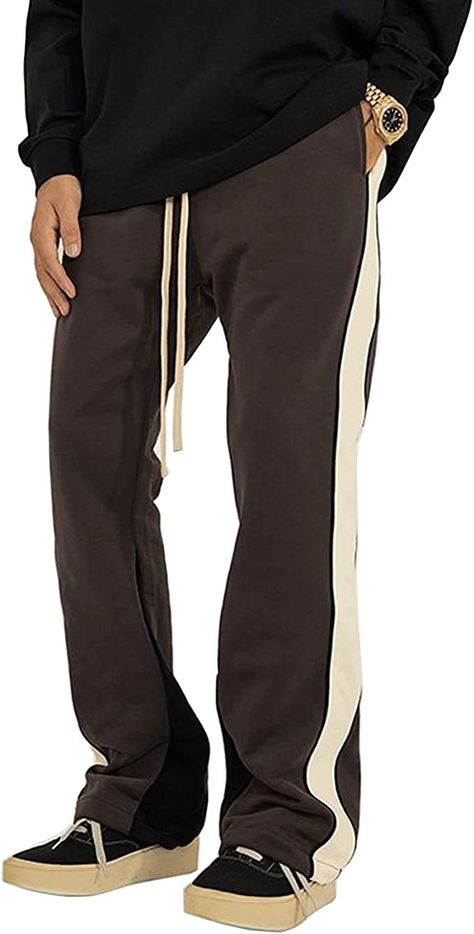 Flair Sweatpants, Flare Joggers, Streetwear Trousers, Streetwear Sweatpants, Sweatpants Women, Mens Vintage, Mens Joggers, Womens Sweatpants, Vintage Men