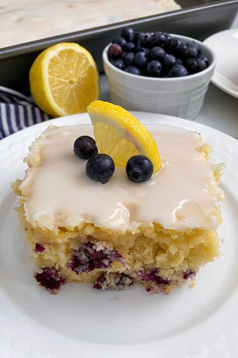 This delicious Lemon Blueberry Cake is perfect for any occasion! It's easy to make and tastes amazing! Lemon Blueberry Lasagna, Blueberry Lasagna, Lasagna Roll Ups Recipe, Lemon Blueberry Cake, Homemade Meat Sauce, Lasagna Roll Ups, Blueberry Cake Recipes, Frozen Lemon, Roll Ups Recipes