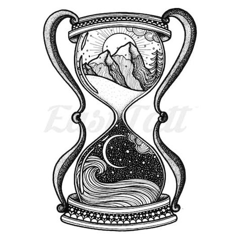 160+ Beautiful Hourglass Tattoos Designs With Meaning (2023) - TattoosBoyGirl Hourglass Drawing Beautiful, Hourglass Line Art, Hourglass Art Design, Hourglass Drawings, Hour Glass Art, Hourglass Tattoo Feminine, Hourglass Art, Hourglass Drawing, Tattoo Care Instructions