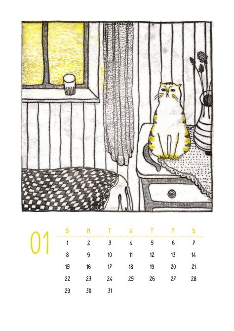 #illustration #cat #2023 #calendar Snow Paper, Cat 2023, Calendar Graphic, Illustration Cat, Copyright All Rights Reserved, 2023 Calendar, Wall Calendar, Colorful Prints, Snoopy