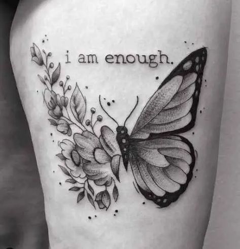 24 Meaningful I Am Enough Tattoo Design Ideas for You - Tattoo Twist Meaningful Cover Up Tattoos, Womens Tattoos Forearm, I Am Good Enough Tattoo, People Pleaser Tattoo Ideas, Your Enough Tattoo, I Am Enough Quotes Tattoo With Flower, You Are Enough Tattoos For Women, I Am Enough Quotes Tattoo, You Are Enough Tattoo