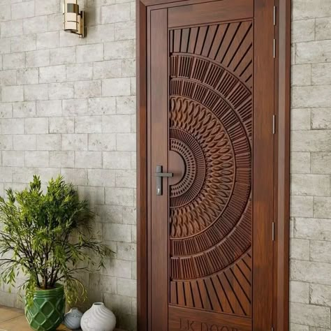 Door Designs ✨️ #door #doors #doordesigns #doordesigns #woodendoor #homedesignsdworld #fypシ゚viralシ2024fyp #explorepage #reelkrofeelkro #foodreview #eatingchallenge #dietfood #sonambajwa #ishankishan Main Door Designs, Wooden Door Entrance, House Front Door Design, Single Door Design, Main Entrance Door Design, Main Entrance Door, Wooden Front Door Design, Wooden Main Door, Wooden Main Door Design