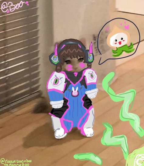 a standing cat/kitten meme with d.vas outfit from overwatch, in the bottom right there's green electricity signifying the use of her ult, and she has a though bubble containing a patchimari emote from the game overwatch. she is out of her mech and is in her body suit that is blue, white, pink, and black/grey D.va Pfp, Overwatch Cats, D.va Wallpaper, Pfp Cat, Phone Things, Cat Pfp, Games Roblox, Overwatch 2, Book Images