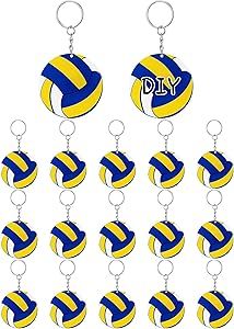 Volleyball Keychain, Volleyball Party, Sublimation Vinyl, Colorful Home, Diy Stickers, Volleyball, Home Kitchen, Gift Bag, Party Favors