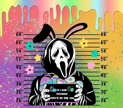 Easter Horror, Goth Easter, Spooky Easter, Spooky Spring, Cute Halloween Pictures, Easter Funny, Christmas Wallpaper Iphone Cute, Easter Cartoons, Trippy Aesthetic