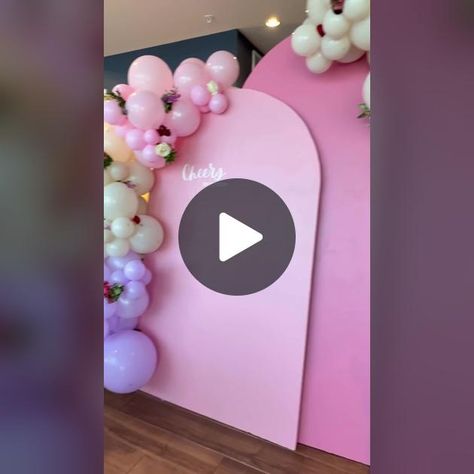 Diy Arch Backdrop Cover, Easy Diy Birthday Backdrop, Diy Foam Arch Backdrop, Insulation Board Backdrop, Diy Foam Board Arch Backdrop, Diy Shower Backdrop, Diy Arch Backdrop Foam, Diy Foam Backdrop, Balloon Arch Diy Photo Backdrops