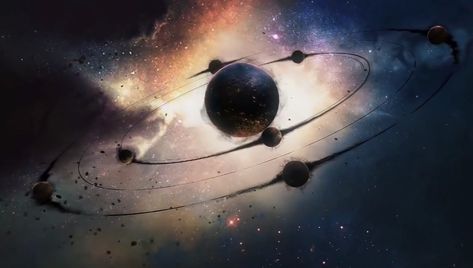 Solar System Concept Art, Fantasy Solar System, Pathfinder 2e, Star Gate, Futuristic Robot, Abstract Graphic Design, Fantasy Story, Earth From Space, Fantasy Aesthetic